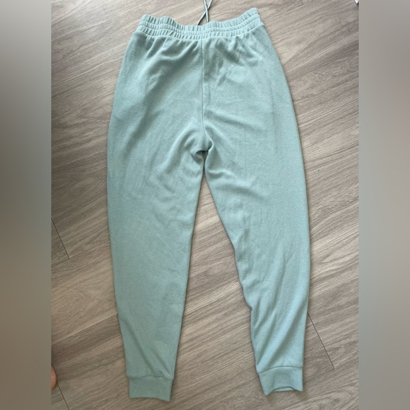 Victoria Secret light teal blue Sweatpant joggers with elastic band - Picture 3 of 3